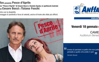 Anffas Sibillini e “Pesce d’Aprile” con Cesare Bocci a Camerino