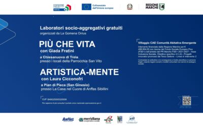Nuove edizione dei laboratori socio-aggregativi gratuiti del Villaggio C.A.E.